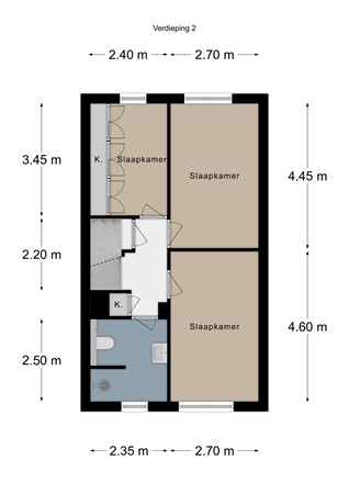 Floorplan - Appiushof 148B, 6215 EP Maastricht